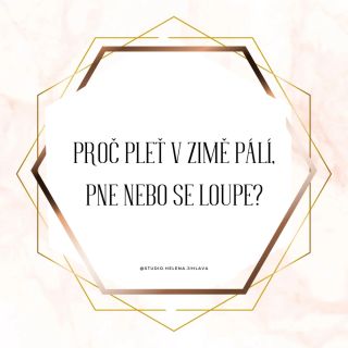 V zimě je pleť vystavená chladu, větru a suchému vzduchu z topení. ❄️ Tyto faktory oslabují kožní bariéru 🧬, která má za...